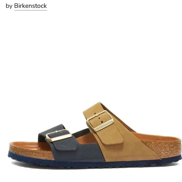 Birkenstock Women's Arizona Split HEX Sandals, Midnight
Blue, Tan, - Picture 5 of 15